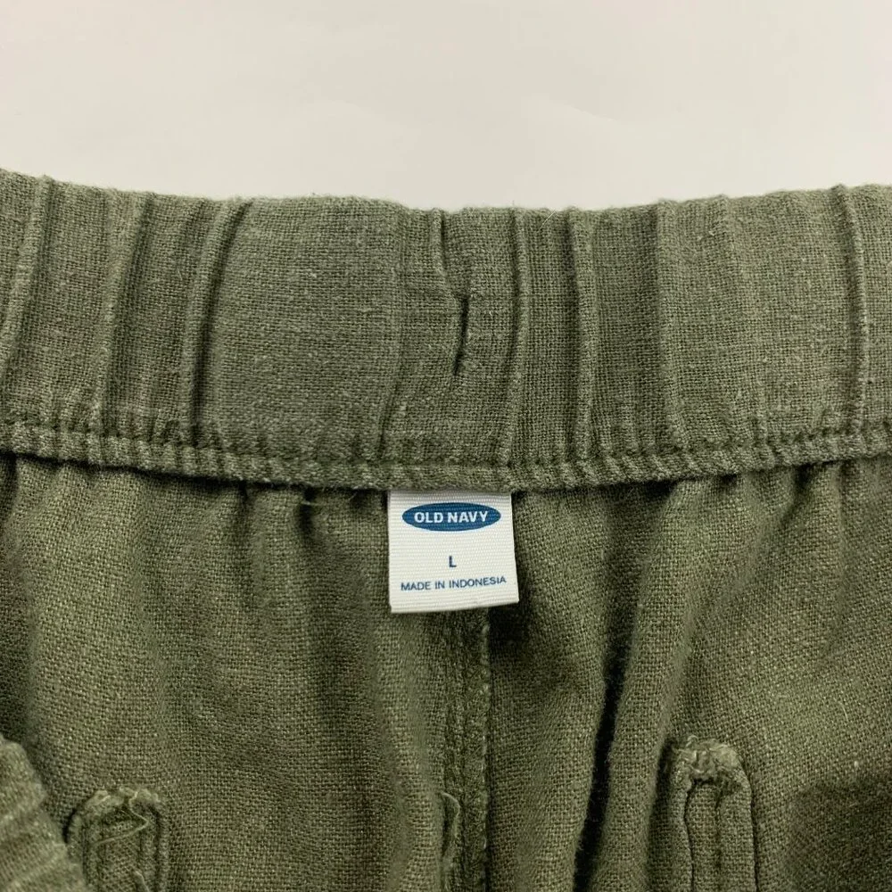 Old Navy Hunter Pines Linen Blend Wide Leg Lounge Pant L_3